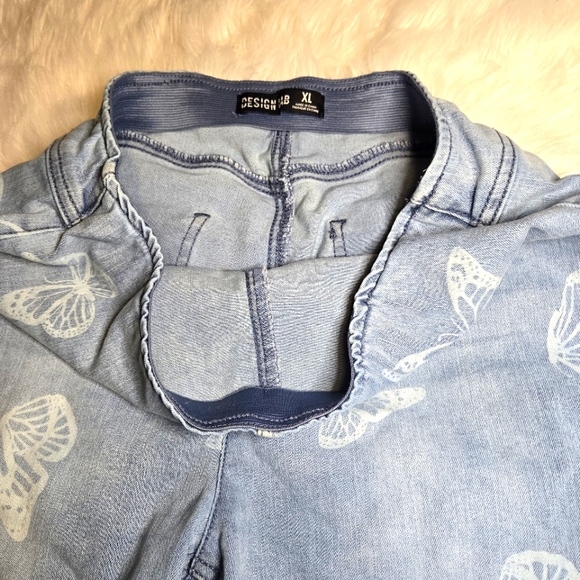 Butterfly print cotton jeans - XL - Picture 6 of 8
